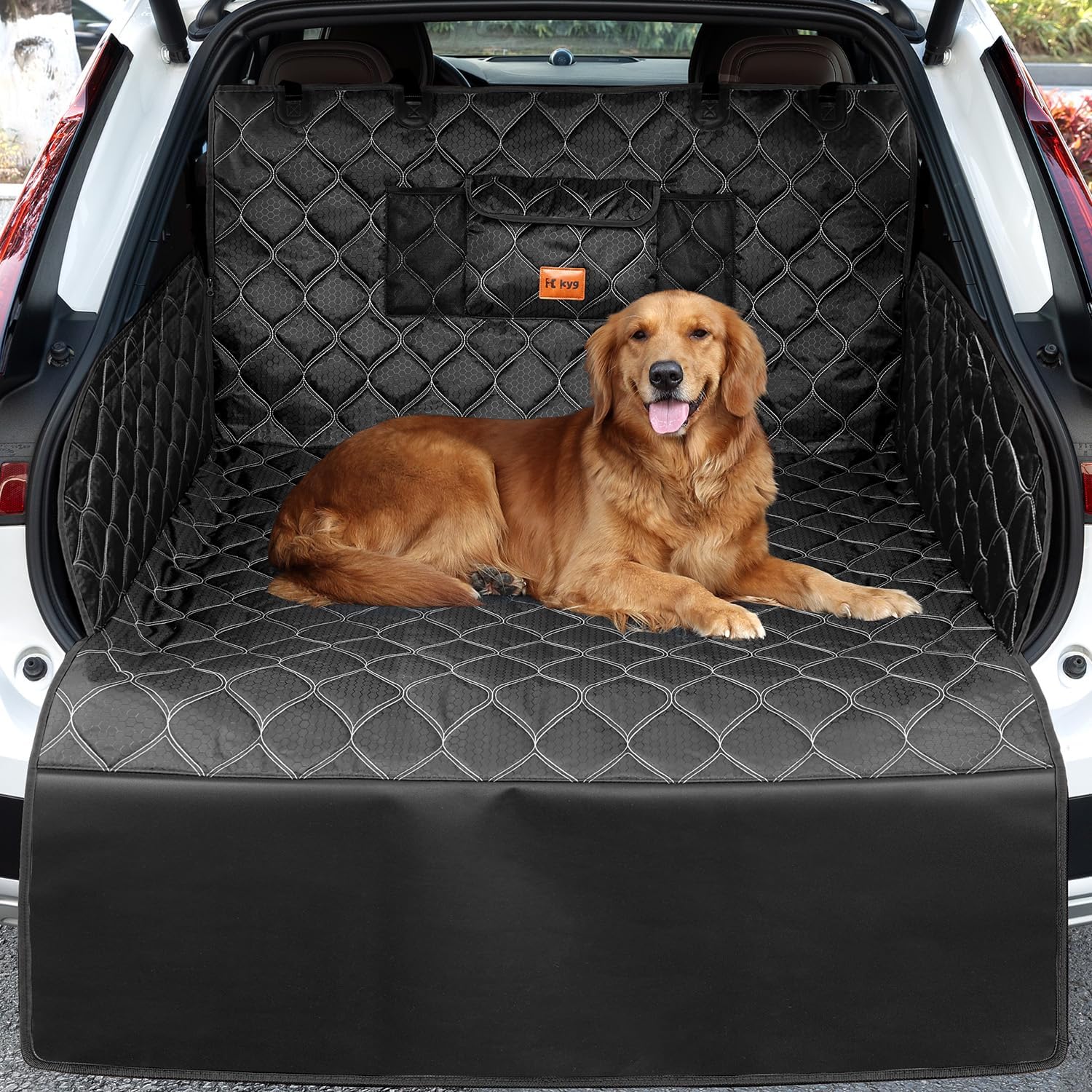 Dog Car Cover with Side Protection and Bumper