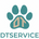 DTSERVICE Logo 白色背景